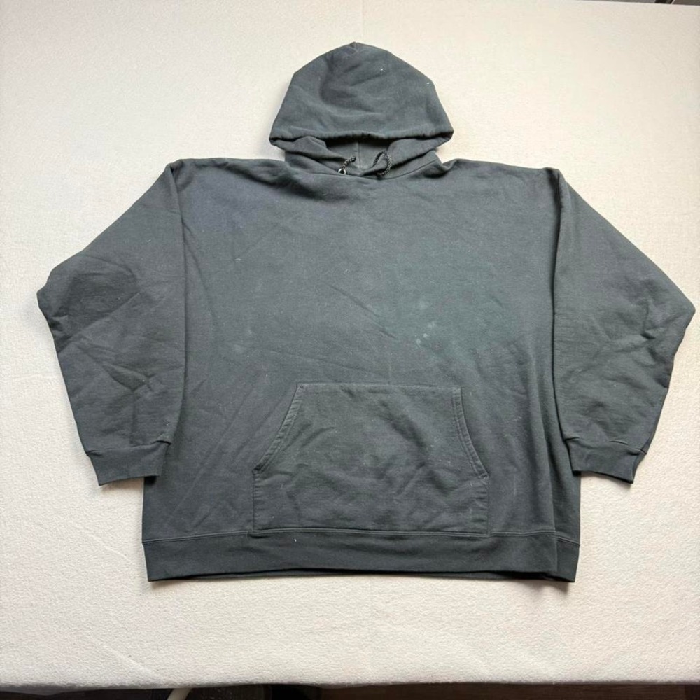 Vintage Hanes Ultimate Cotton Blank Hoodie Black Pullover